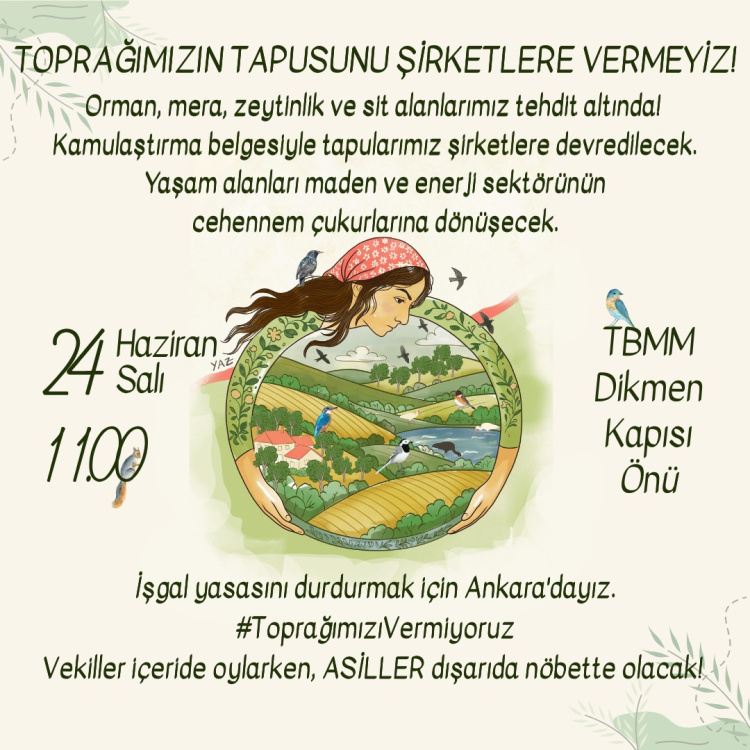 YAŞAM VE YAŞAM ALANLARI ŞİRKETLERİN GİRDİSİ DEĞİLDİR.